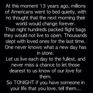 9/11 We Will Never Forget September 2015