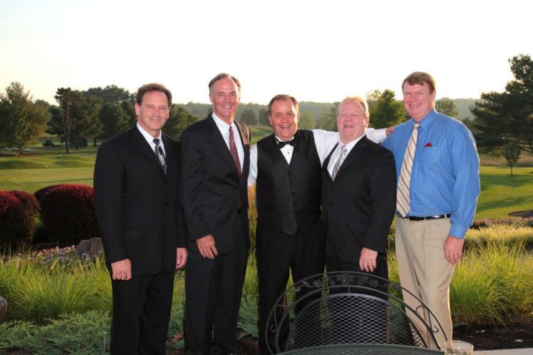 Dad and his Friends at Our Wedding July 2010