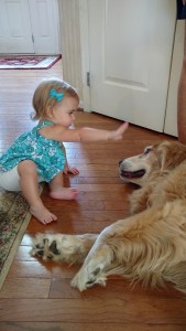 Loving on Walker July 2016