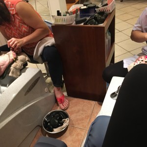 Pedicure with my Fav Caitlin