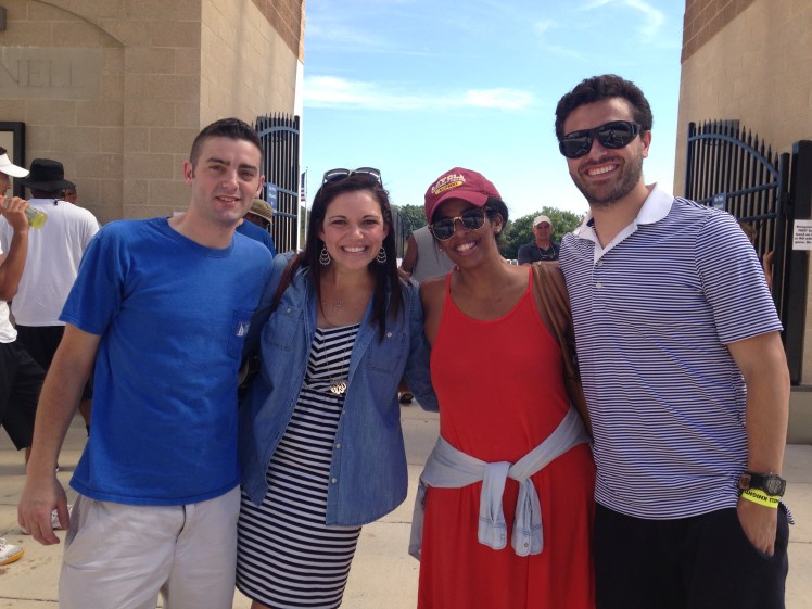 The Bessettes and Scotts at DJO Football September 2015