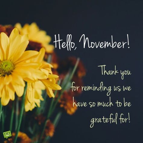 Happy November! – Have A Little Faith in We