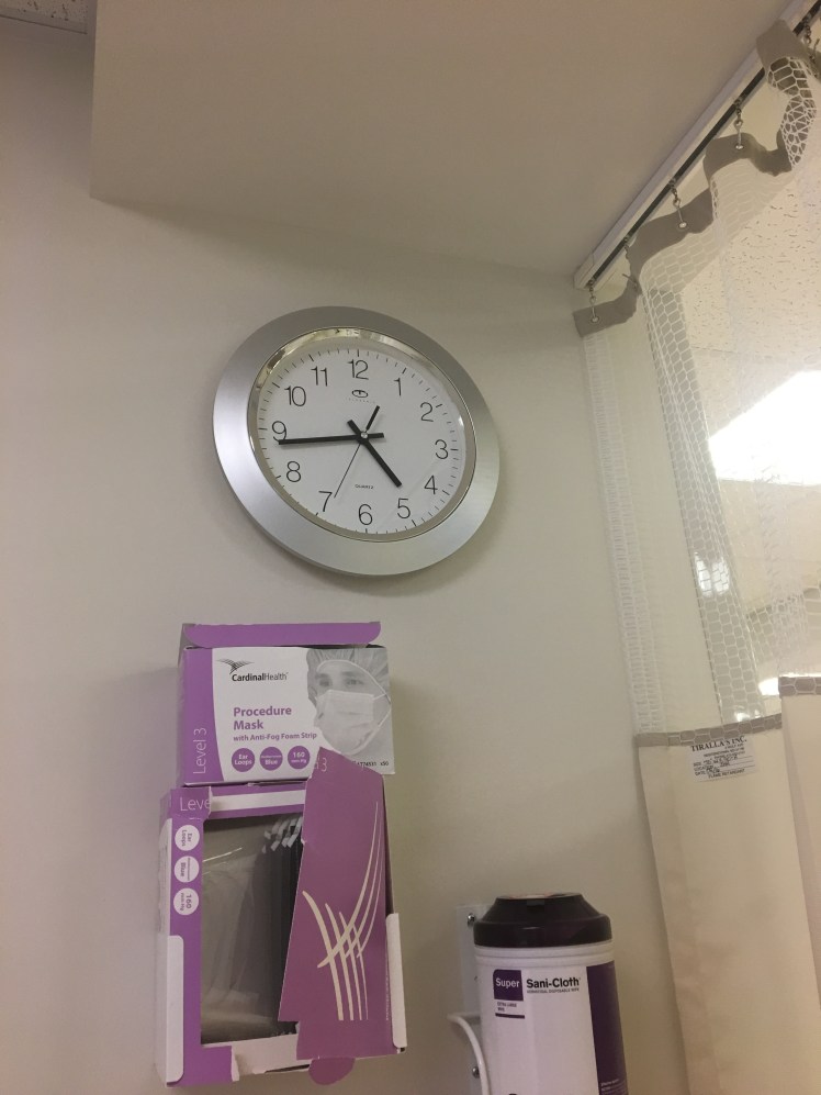 We didn't leave at 1PM February 2017